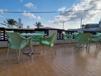 Smaragdine Beach Hotel Terasse